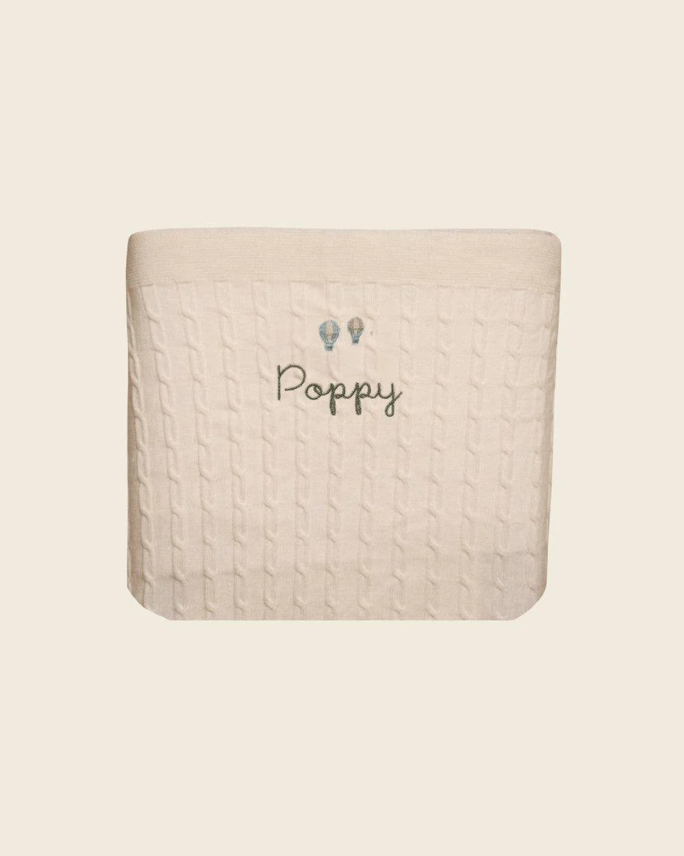Merino Baby Blanket- Balloons Design - Image 10