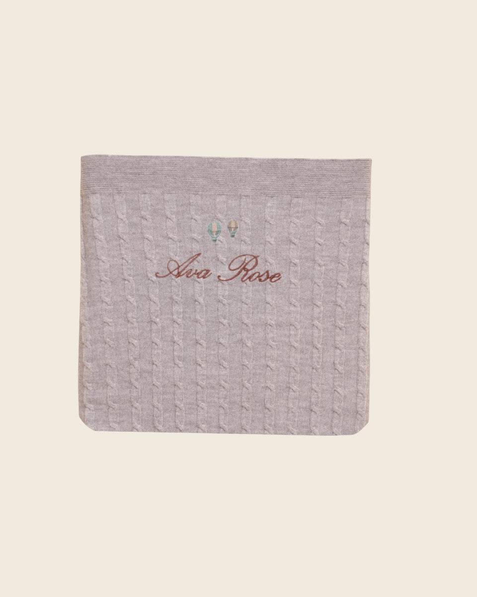 Merino Baby Blanket- Balloons Design - Image 7
