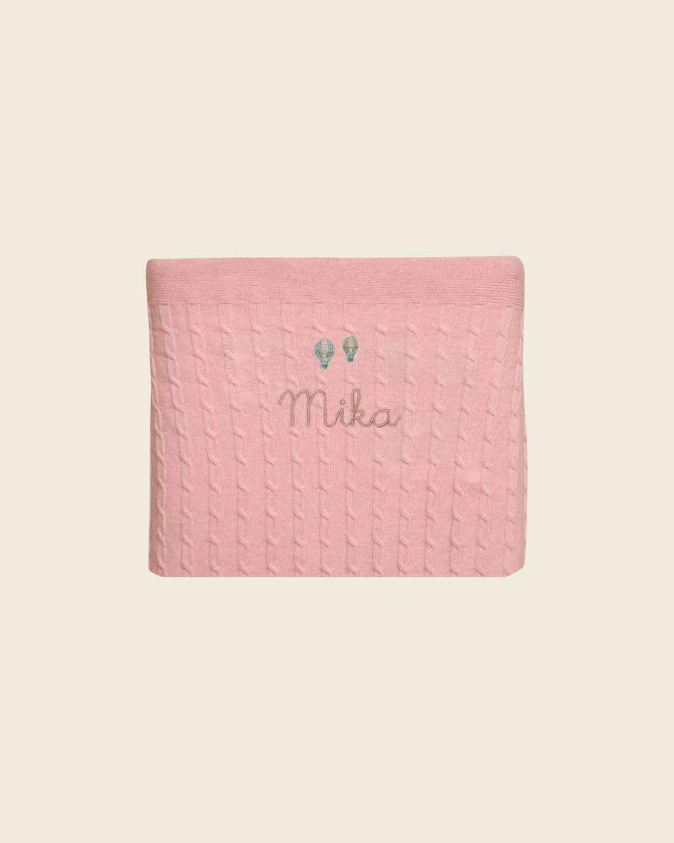 Merino Baby Blanket- Balloons Design - Image 8