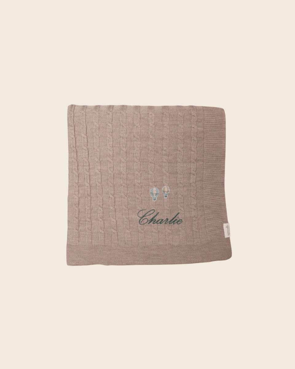 Merino Baby Blanket- Balloons Design - Image 9